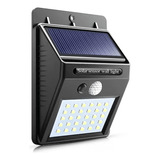 Foco Solar 30 Led Sensor De Movimiento Iluminacion Exterior