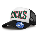 Gorra Trucker Milwaukee Bucks Basquet #bucks New Caps