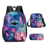 Mochila Escolar Para Niños New Stitch De Disney .