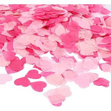 Confeti De Corazones Para San Valentin 3 Colores 6000 Piezas