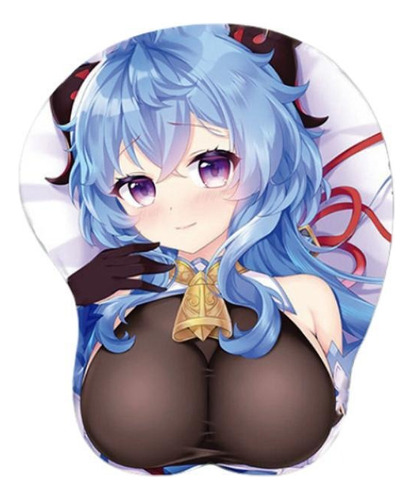 Mouse Pad 3d De Animé Ganyu De Genshin Impact