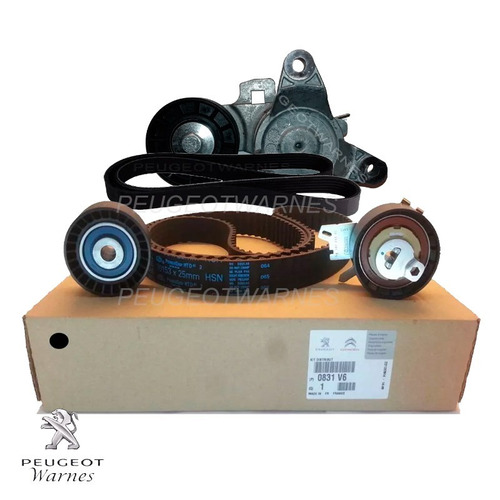 Kit De Distribucion Orig + Kit Poly V Peugeot 408 2.0 N 16v