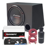 Caixa Sub Pioneer 12'' 500w Rms Bobina Dupla Modulo Taramps 