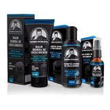 Kit Balm Óleo Hidratante E Shampoo Para Barba Robusta