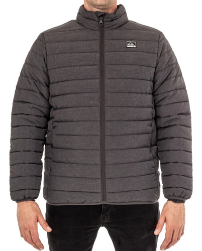 Campera Puffer Quiksilver Scaly Grey Original 