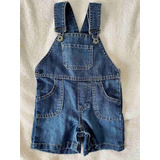 Impec. Pantalon Jean Jardinero Cheeky Talle 6 - 9 Meses