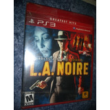 Playstation 3 Ps3 Video Juego L.a. Noire Original Fisico