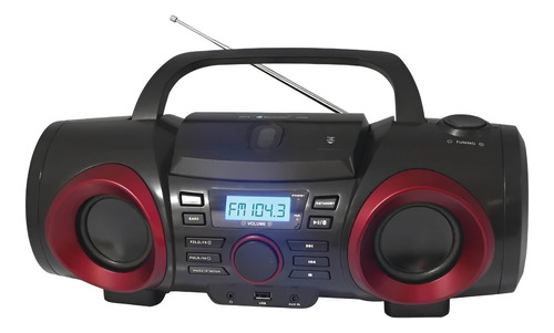 Naxa Npb-267 Mp3/cd Classic Bluetooth Boom Box