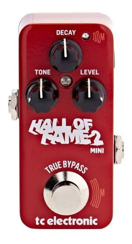 Tc Electronic Hall Of Fame 2 Mini Reverb - Rojo