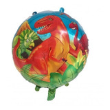 Globo Metálico Dinosaurio Redondo Cotillón Activarte