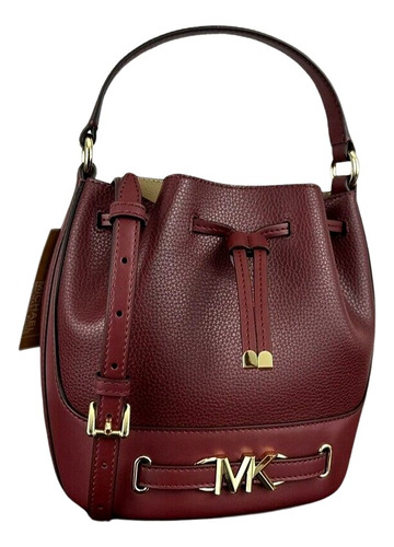 Bolsa Mujer Michael Kors Belted Roja 35s3g6rm8t Piel Import 