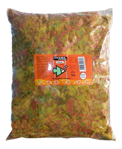 Ração Flocos Peixe Ornamentais Nutrafish 1 Kg Basica 