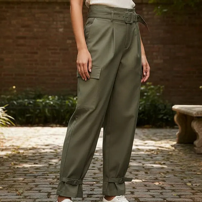 Pantalon Vestir Cargo Jogger Zara Mujer Talla Xl \u002F 30-32 \u002F | Meses sin interés