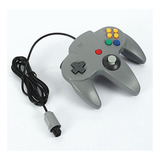 Control Para Nintendo 64 Con Cable De Juego Retro Color Gris