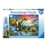 Rompecabezas Tierra De Dinosaurios 100 Pz Ravensburger Rex