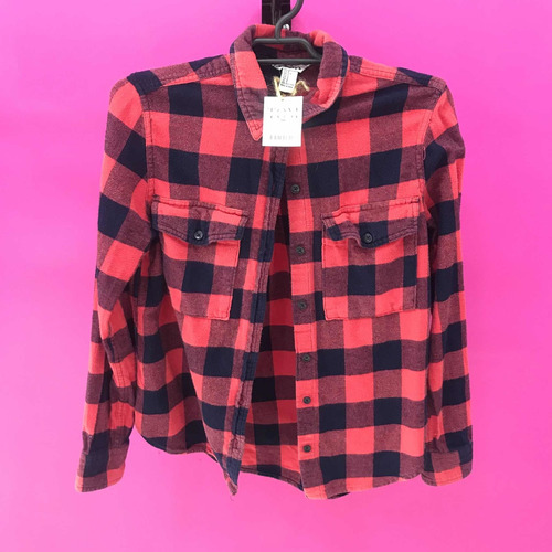 Camisa Cuadros Forever 21 Talla S