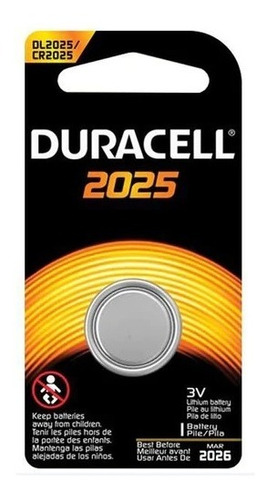 Pila Duracell Litio 2025 3v X1 Fx