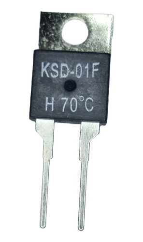 Termostato Sensor De Temp Ksd-01f 70°c  1.5a  Normal Abierto