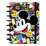 Cuaderno A5 Inteligente Mickey Mouse Mooving Loops Discos