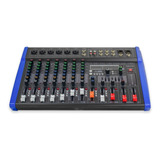 Mezcladora Profesional 8 Canales Bluetooth Eqz Steelpro