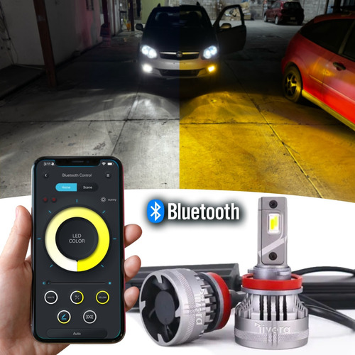 Vst Bluetooth Dual Color Led H11 Niebla Smart Fortwo 2013