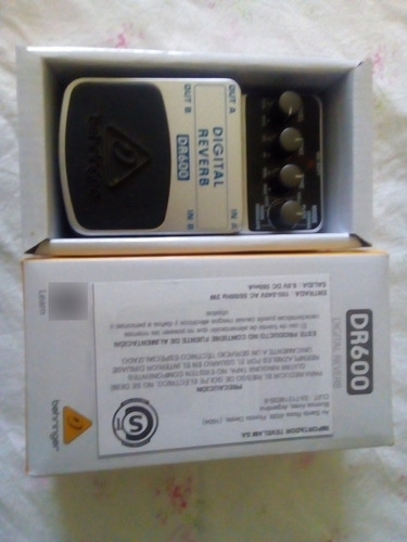 Pedal De Efecto Behringer Reberv Stereo 