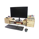 Mesa Elevadora Para Monitor De Computadora Organizador 2