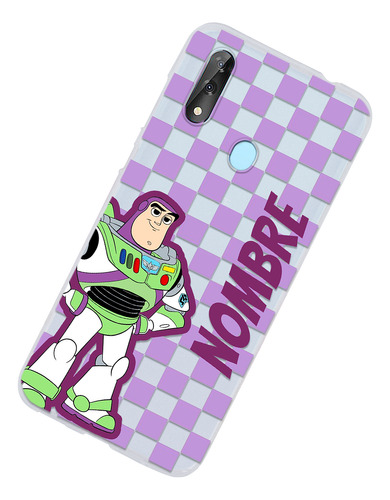 Funda Para Zte Buzz Lightyear Personalizado Nombre