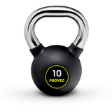 Kettlebell Pesa Rusa Recubierta En Goma Mango Aluminio 10 Kg