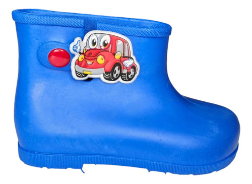 Botas De Lluvia Niños Con Aplique Auto