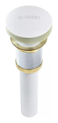 Contra Lavabo Push Pop-up Blanco 1 1/4 In Meer 