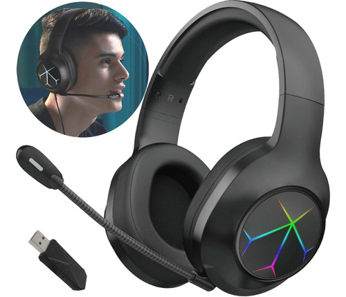 Auriculares Gamer Inalámbricos Bluetooth Diadema Juegos 2.4g