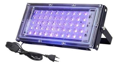 Reflector Led Uv De 400nm, Lámpara Ultravioleta 50w Y 100w,