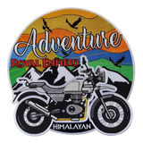 Parche Bordado Royal Enfield Adventure Himalayan Moto Rodada