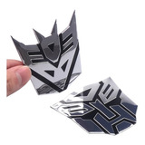 Emblema 3d Transformers Sticker Calcomania Etiqueta