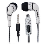 Audifonos In Ear Earphones Microlab Skunk Blanco