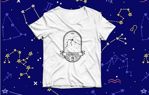 Remera Dama Signos Del Zodiaco Constelaciones