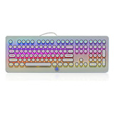 Teclado Mecánico Mk9 Rgb   Gaming-blue Switch-led-blanco