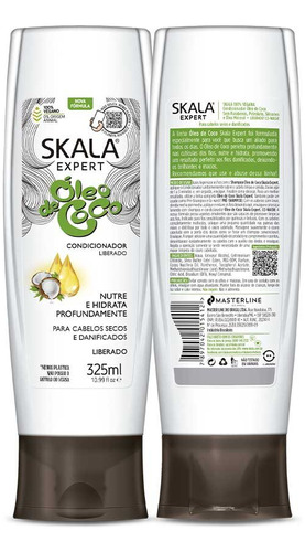 Condicionador Óleo De Coco Cabelo Seco Nutrição 325ml Skala