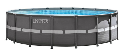 ~? Intex 18ft X 52in Ultra Frame Pool Set Con Bomba De Filtr