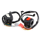 2x 7/8 Moto Interruptor De Control Luz Giro Bocina Manillar