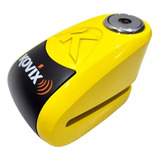 Traba Disco C/alarma Kovix Amarillo C/recordatorio 6mm