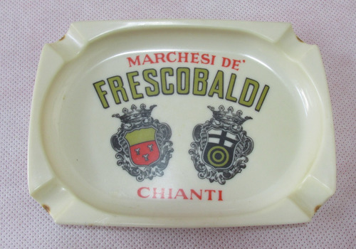 Antiguo Cenicero Publicidad Marchesi De Frescobaldi, Chianti