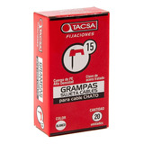 Grampas Sujeta Cable Tacsa N° 15 - Para Cable Chato - 20 U