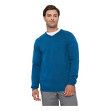 Sweater Hombre Grueso V-neck Petrol Corona