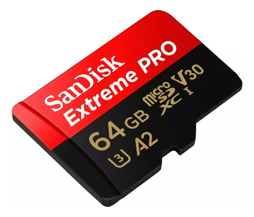 Tarjeta De Memoria Sandisk Extreme Pro Microsd 64gb Original