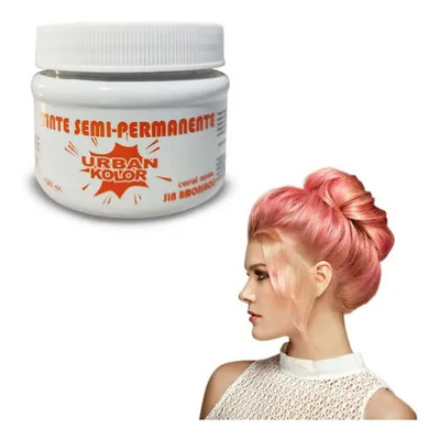 Tintura semipermanente Kolor Shot Profesional cobre coral neon SIN AMONIACO para cabello | MercadoLibre