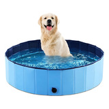 Piscina Plegable Para Perros Mascotas Piscina Verano 160x30