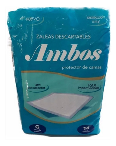 Ambos Zaleas Descartable 60cm X 90cm X 30 Unidades