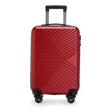 Mala Viagem Bordo Mão Rígida 360° Resistente 10kg Cor Vermelho